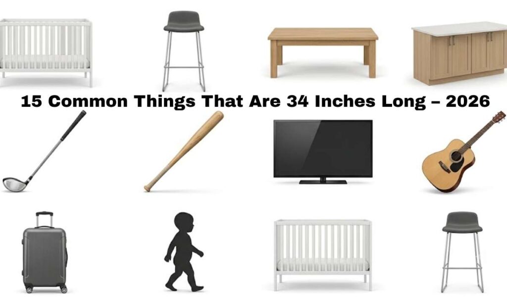 15 Common Things That Are 34 Inches Long – 2026