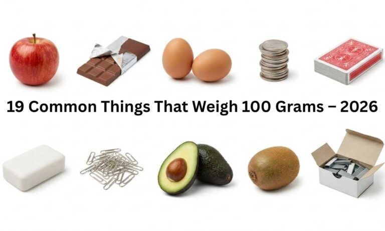 19 Common Things That Weigh 100 Grams – 2026