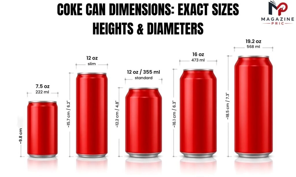 Coke Can Dimensions Exact Sizes, Heights & Diameters